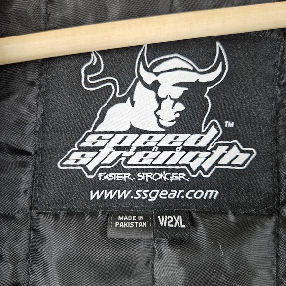 Speed and Strength Jacket‎ Womens 2XL Red To The Nines Motorcycle Textile Riding - Picture 15 of 16